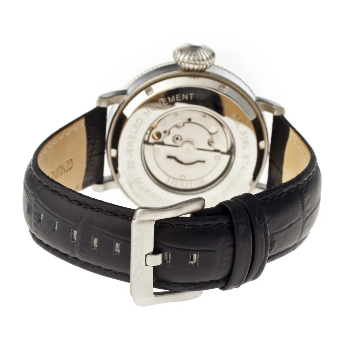 Heritor Automatic Olds Leather-Band Watch
