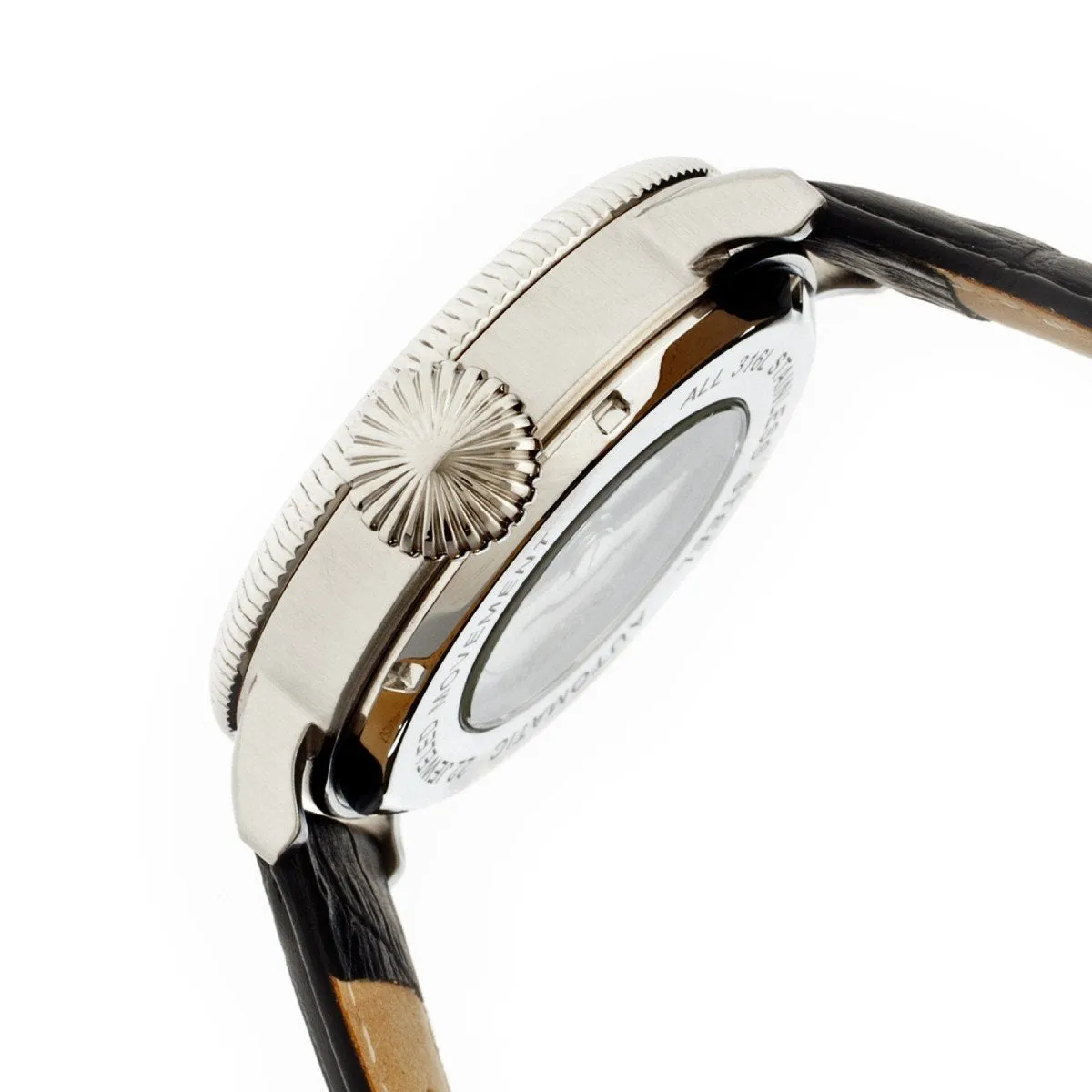 Heritor Automatic Olds Leather-Band Watch