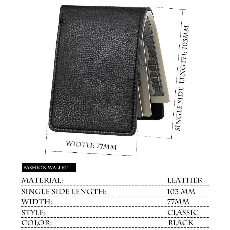 IBSO Men's Rectangle Ultra-thin Quartz Wallet Watches Gift Set For Him