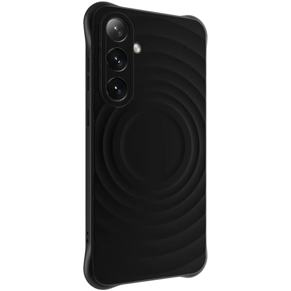 IMAK - Samsung Galaxy S24 FE Rubber Case Ultra Thin Cover - Black