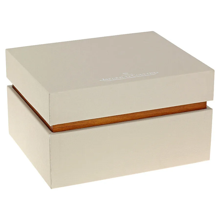 Jaeger LeCoultre Grande Reverso Lady Ultra Thin Silver Dial White Leather Watch Q3204420