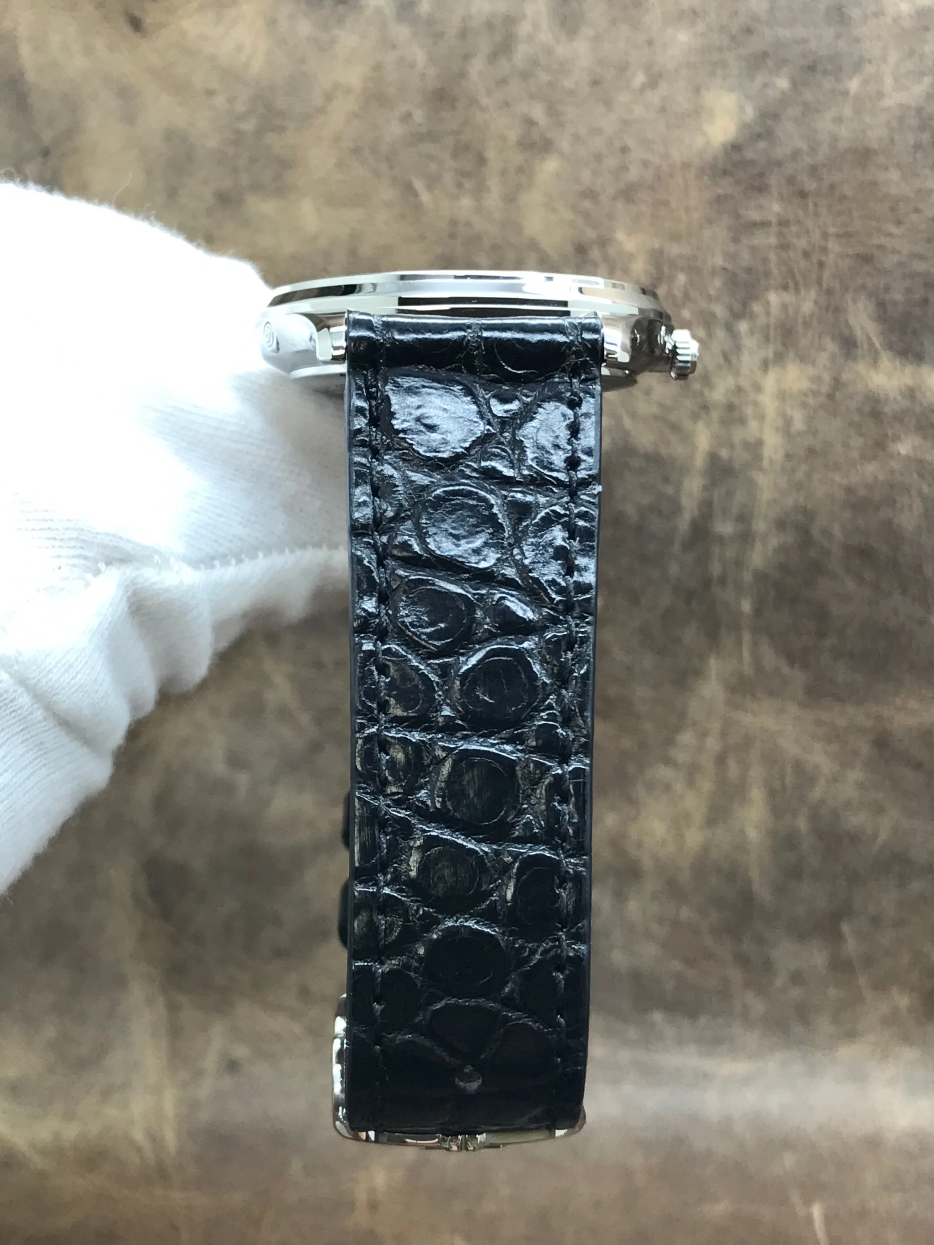 Jaeger-Lecoultre Master Ultra Thin Moon  176.8.64.S Q1368470 Black Dial Automatic Men's Watch