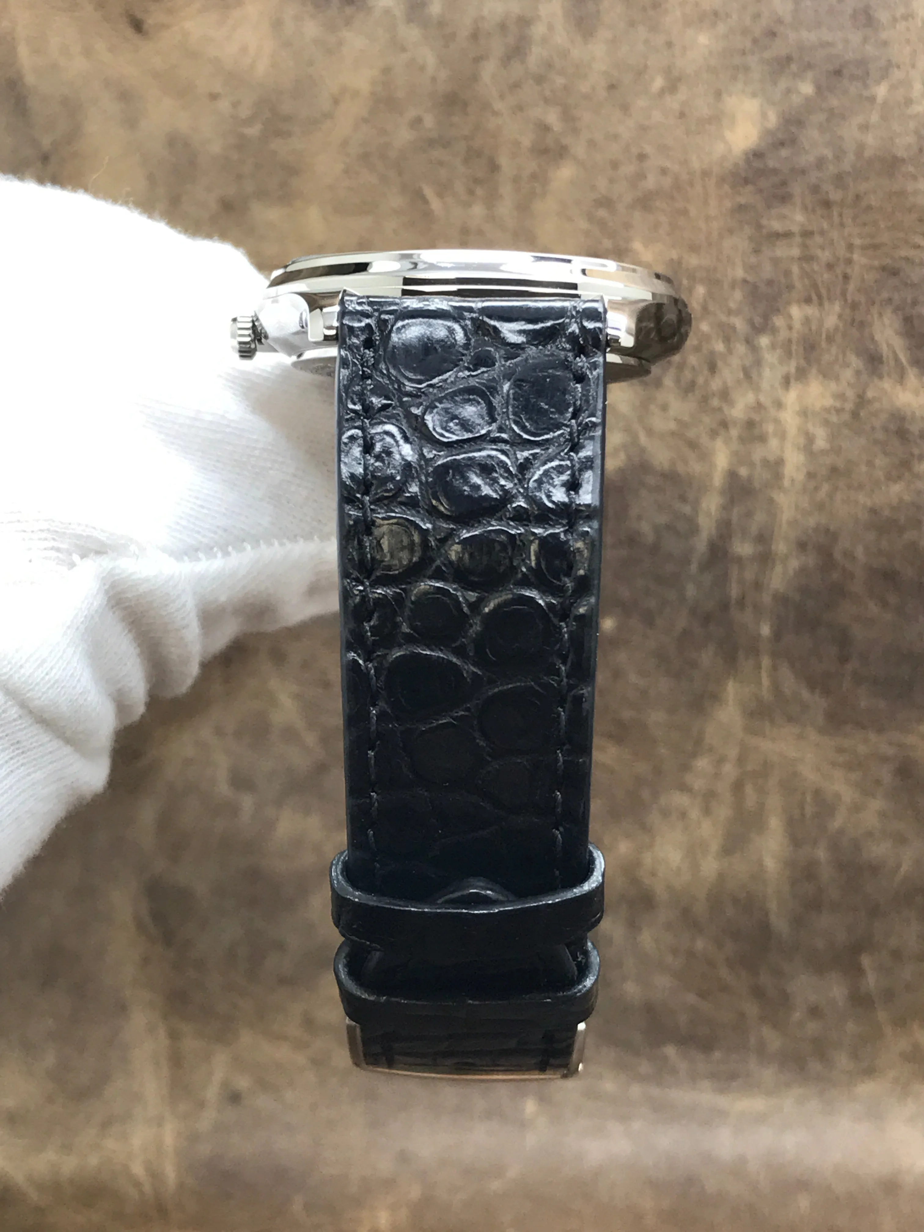 Jaeger-Lecoultre Master Ultra Thin Moon  176.8.64.S Q1368470 Black Dial Automatic Men's Watch