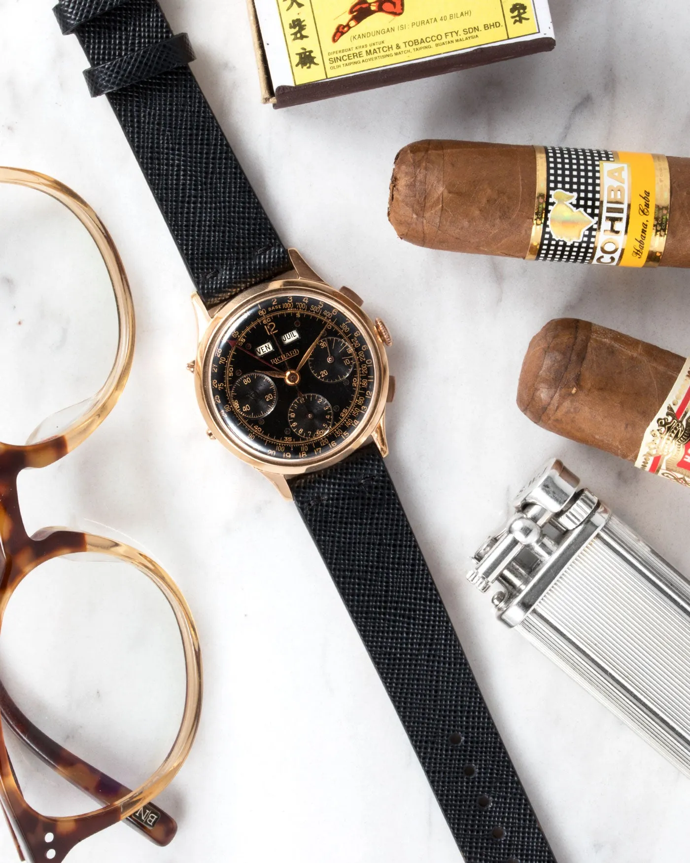 JPM X S.Song Black Saffiano Leather