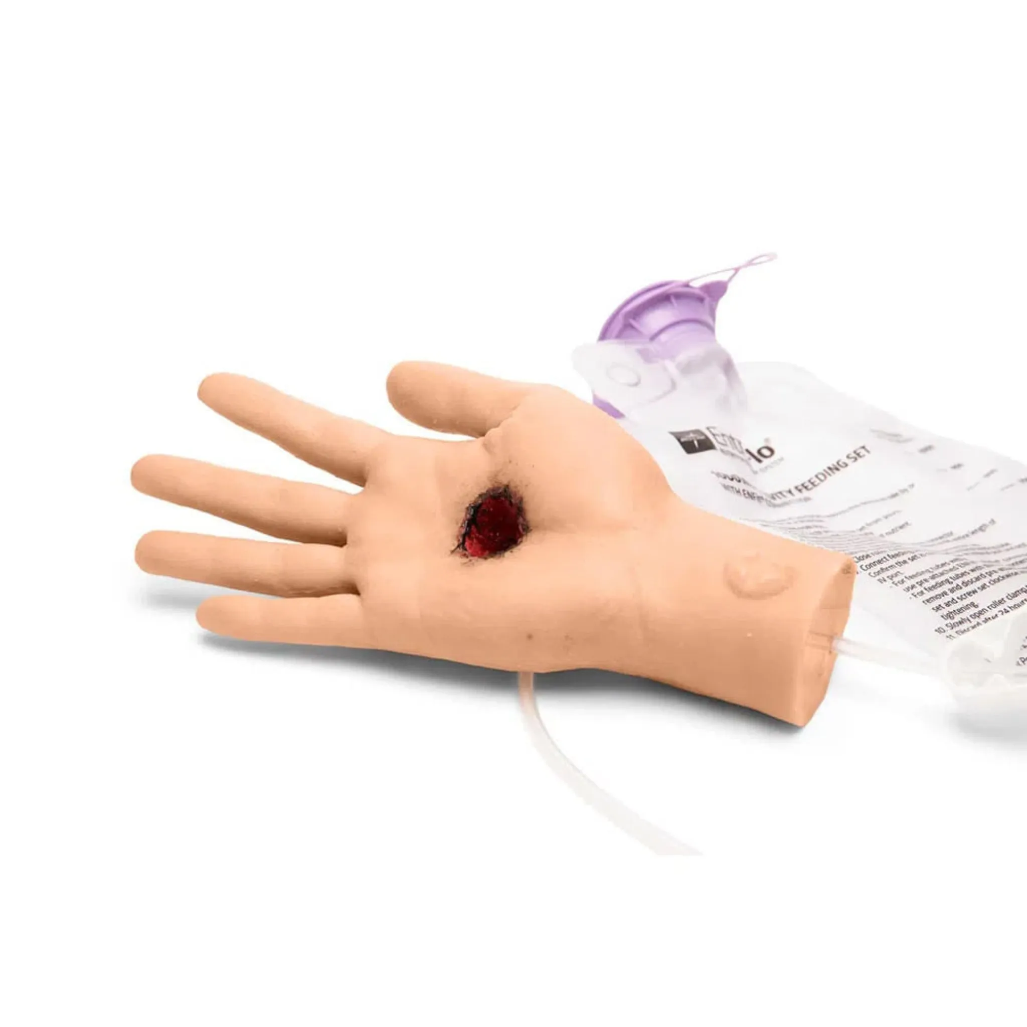 Large Adult Hand with Wound