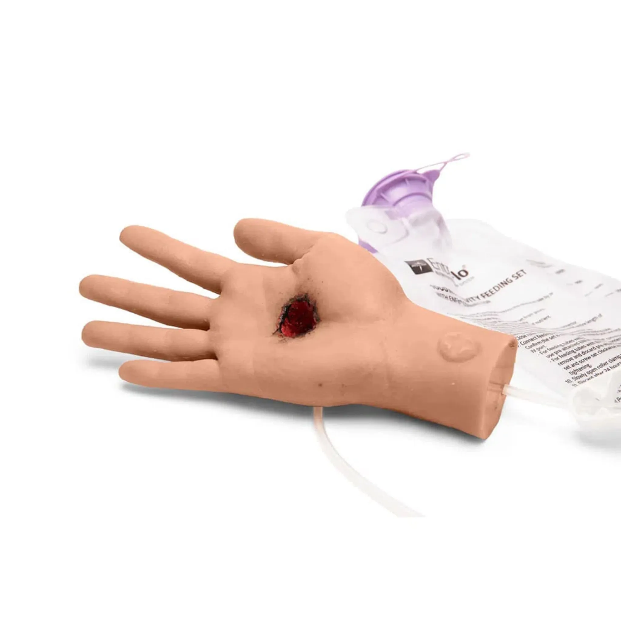 Large Adult Hand with Wound