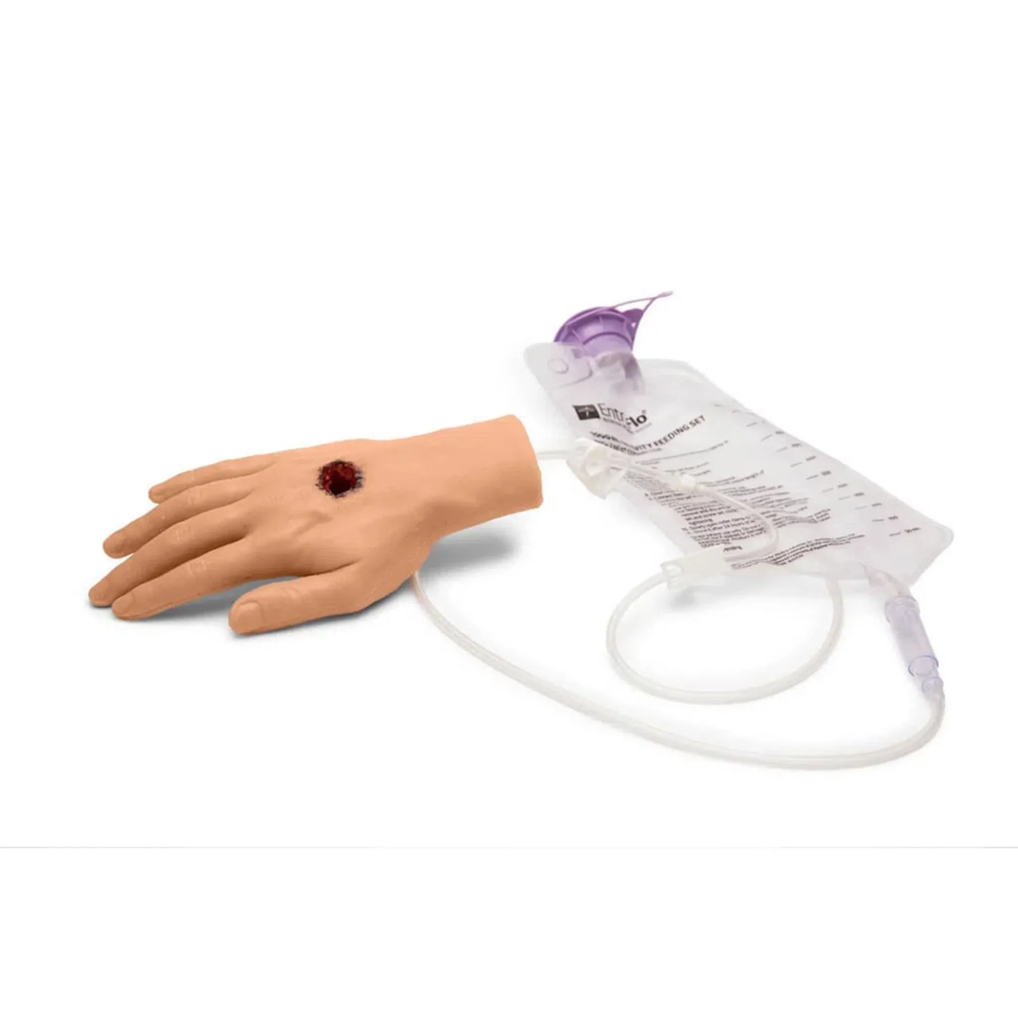 Large Adult Hand with Wound