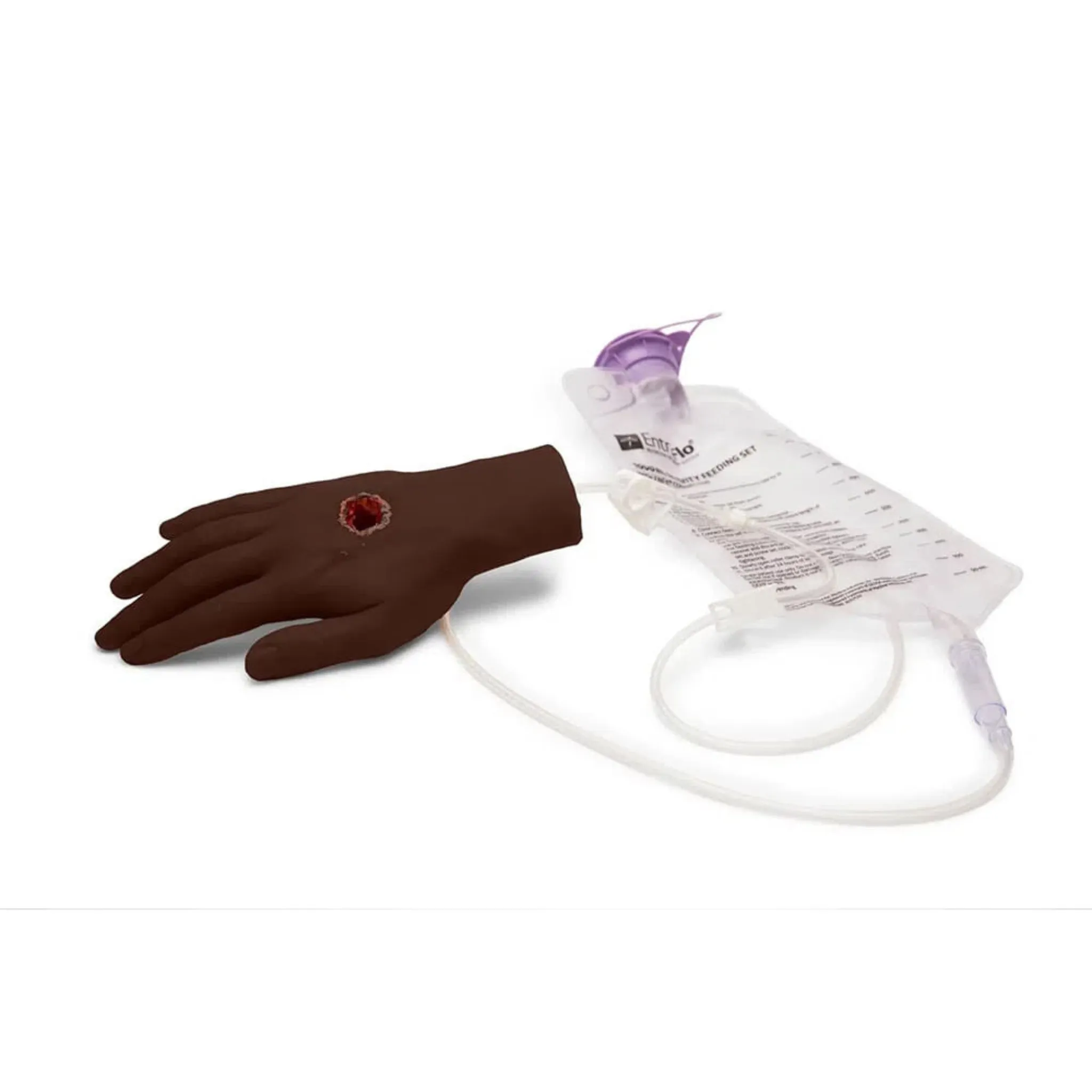 Large Adult Hand with Wound