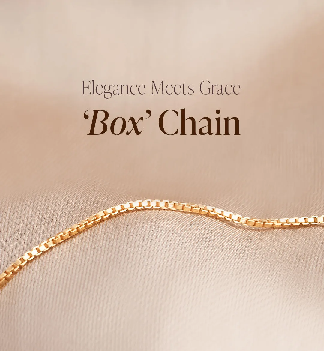 Lottie Thin Box Chain Anklet
