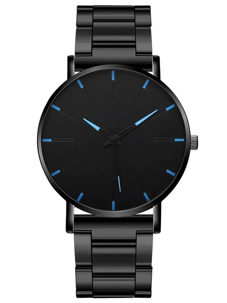 Minimalist Men's Fashion Ultra Thin Watches