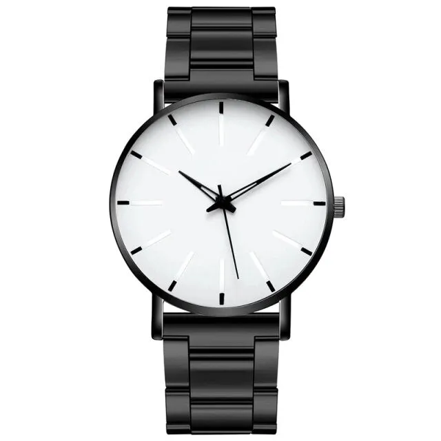 Minimalist Men's Fashion Ultra Thin Watches