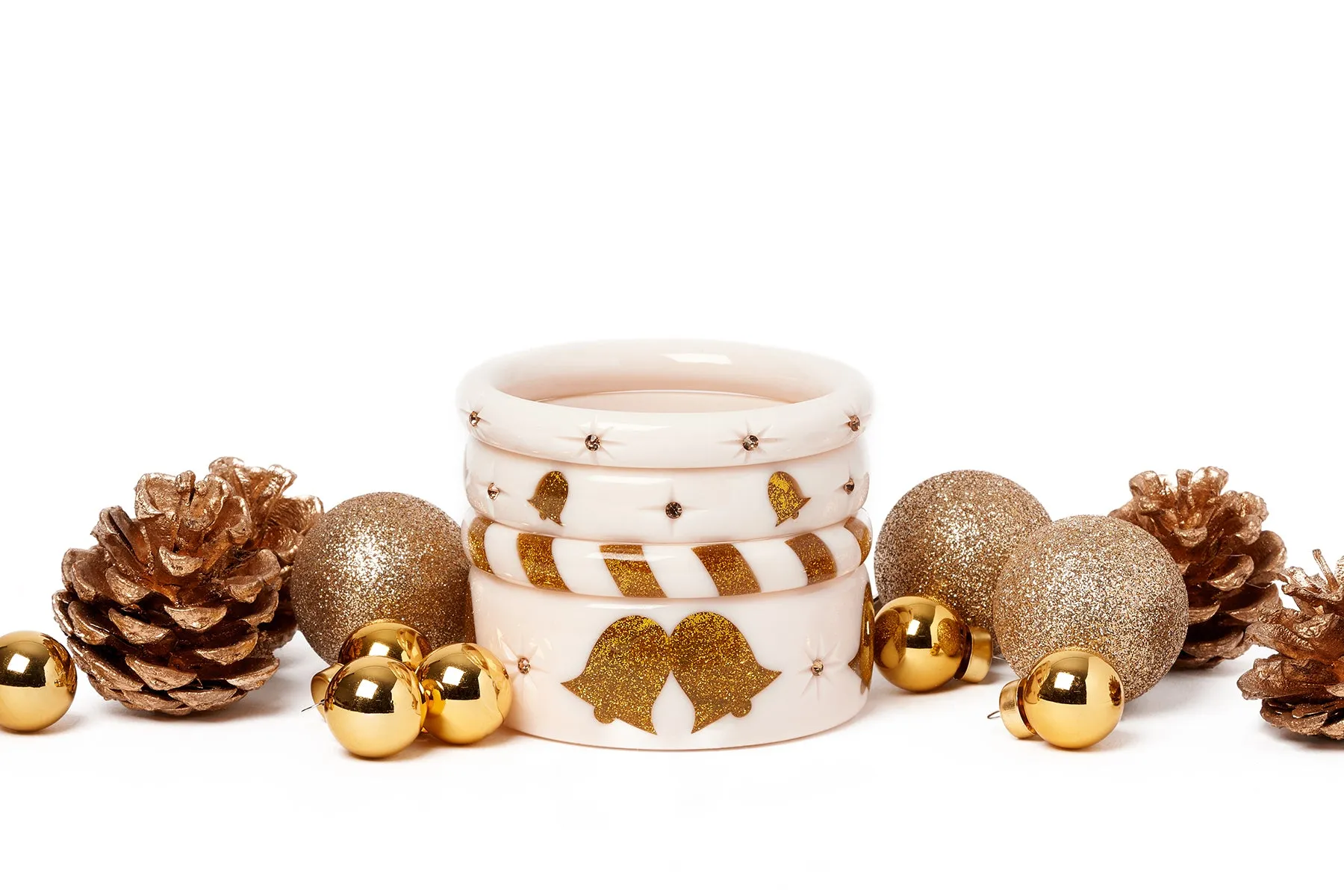 Narrow Bells Candy Stripe Bangle