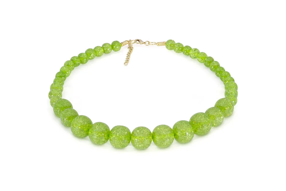 Narrow Lime Glitter Bangle