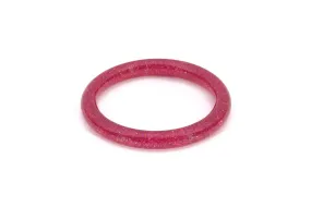 Narrow Peony Glitter Bangle