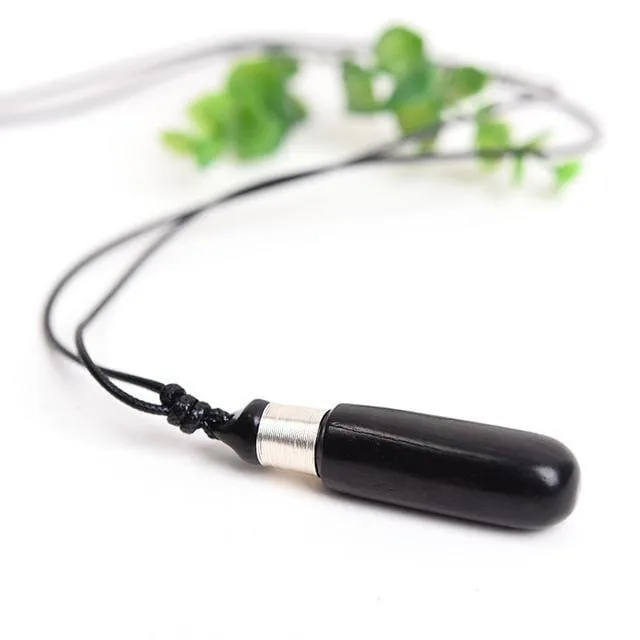 Natural-Wood Handcrafted Pendant Necklace Mens Womens| Meditation Healing Wood Jewelry (13 Styles)