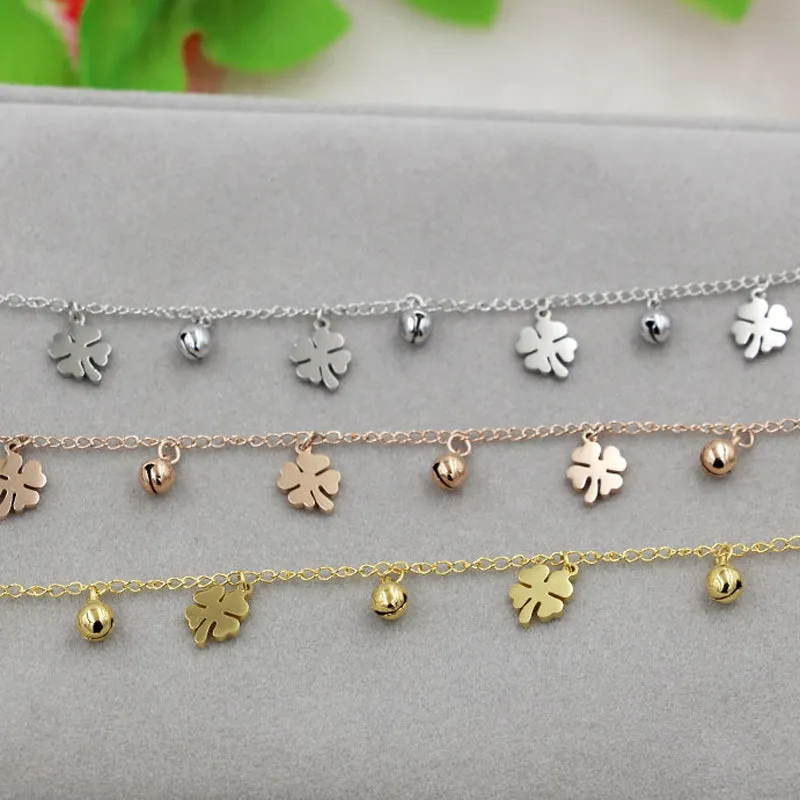New Arrival Flowers And Bell Anklets For Women