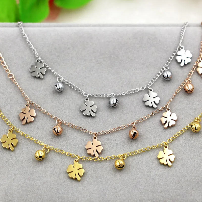 New Arrival Flowers And Bell Anklets For Women