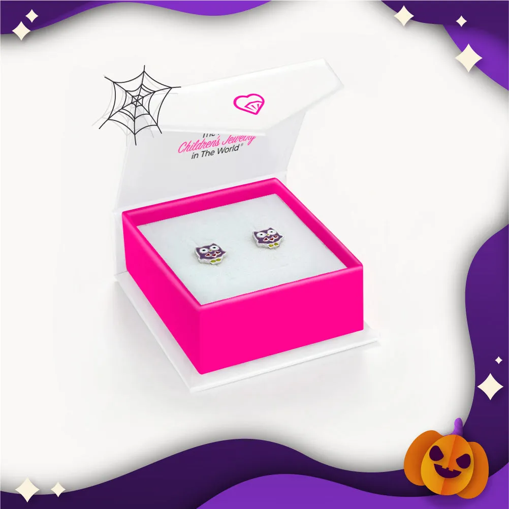 Night Owl Earrings - Sterling Silver