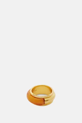 Orion Gold Chunky Ring Citrine