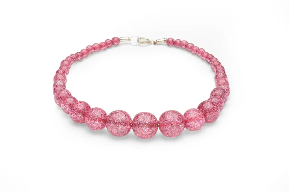 Pale Pink Glitter Bangle