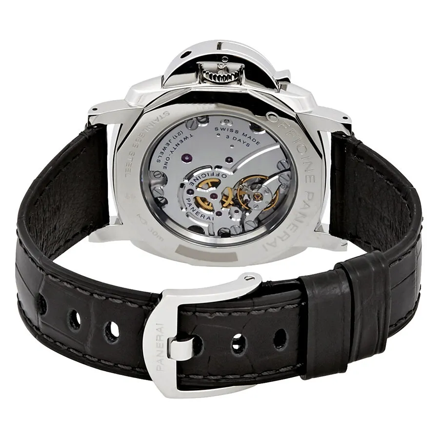 Panerai Luminor Due Hand Wound Black Dial Men's Watch PAM00676