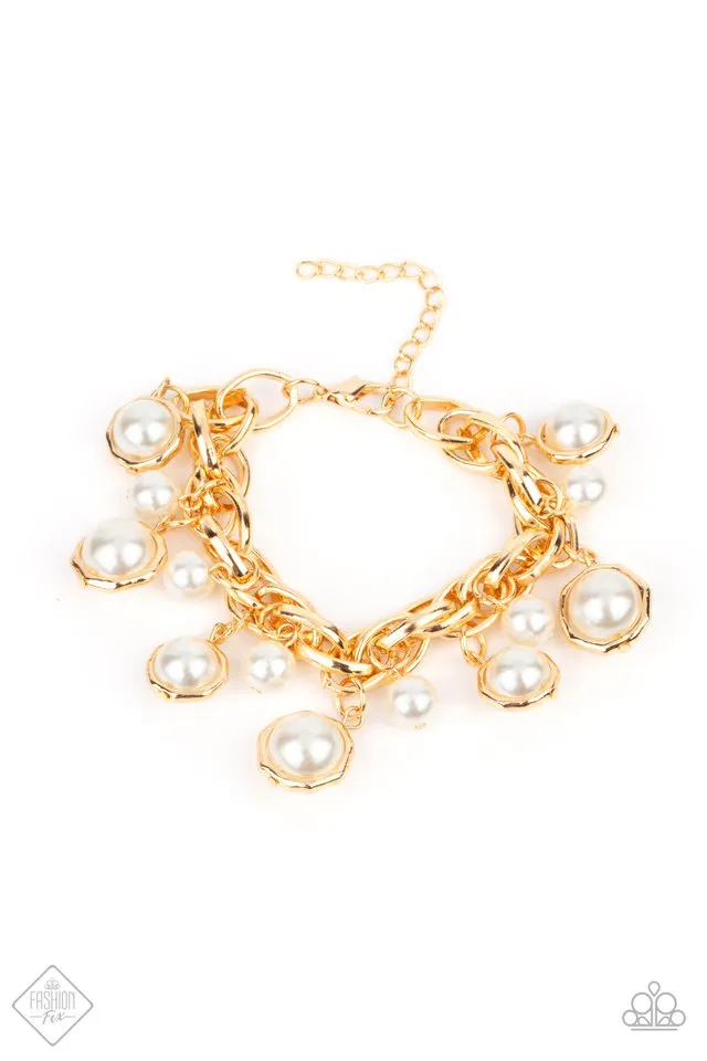 Paparazzi Bracelet ~ Orbiting Opulence - Gold