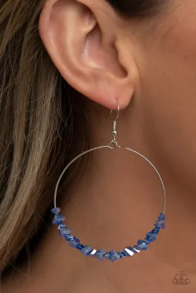 Paparazzi Earring ~ Glimmering Go-Getter - Blue