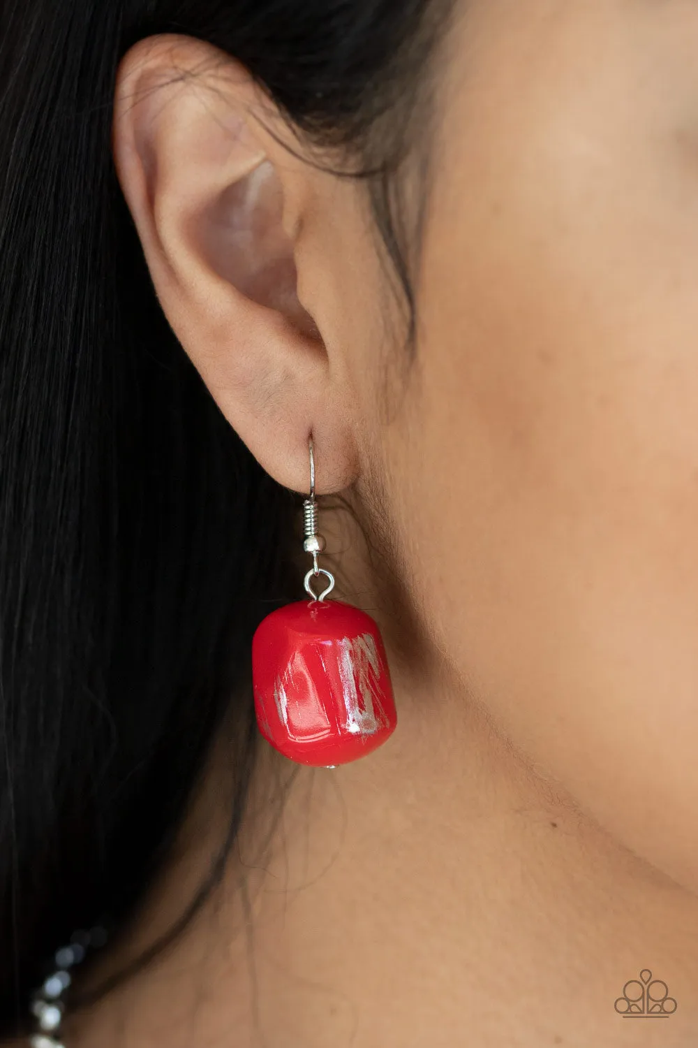 Paparazzi Girl Grit - Red Necklace