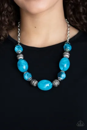 Paparazzi Ice Melt Necklace- Blue