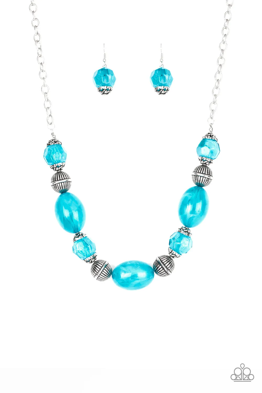 Paparazzi Ice Melt Necklace- Blue