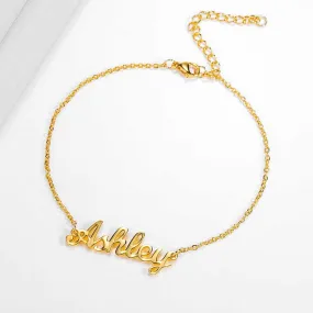Personalized anklet