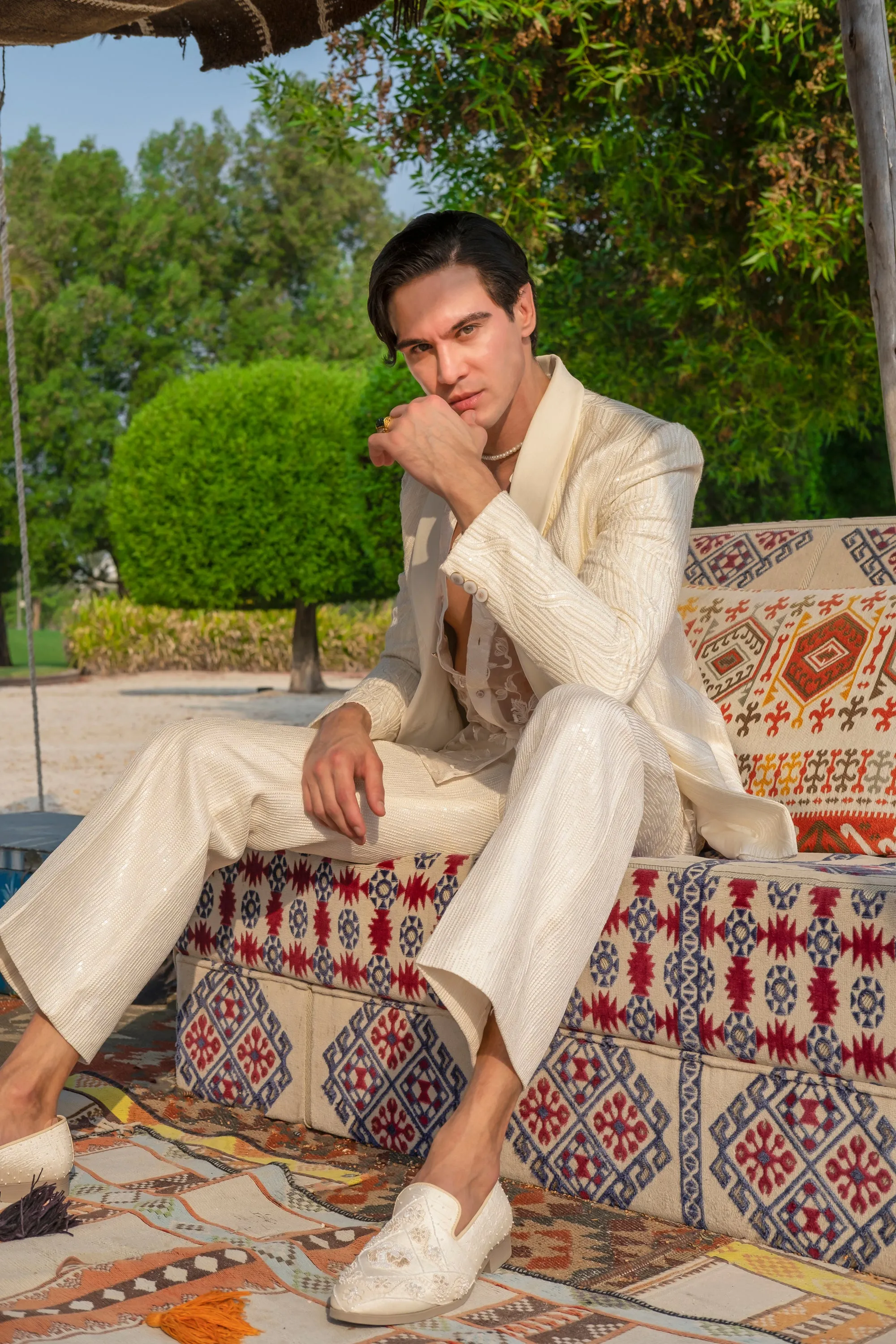 Procelain Prince Jacket Set