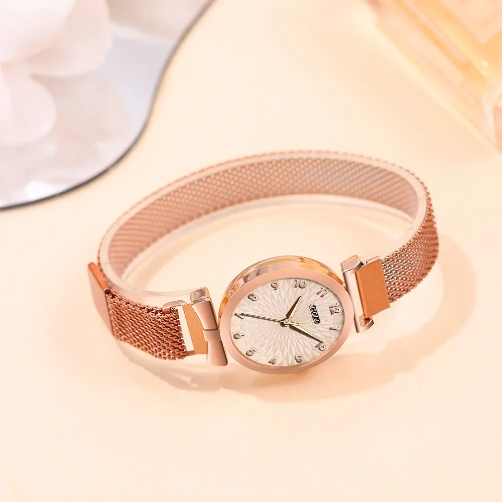 Rose Gold Women's Bracelet Watches