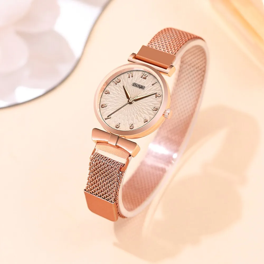 Rose Gold Women's Bracelet Watches