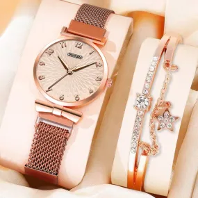 Rose Gold Women's Bracelet Watches