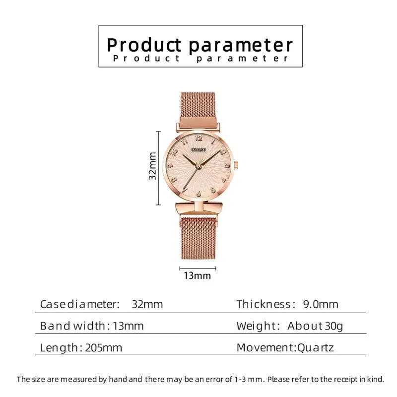 Rose Gold Women's Bracelet Watches