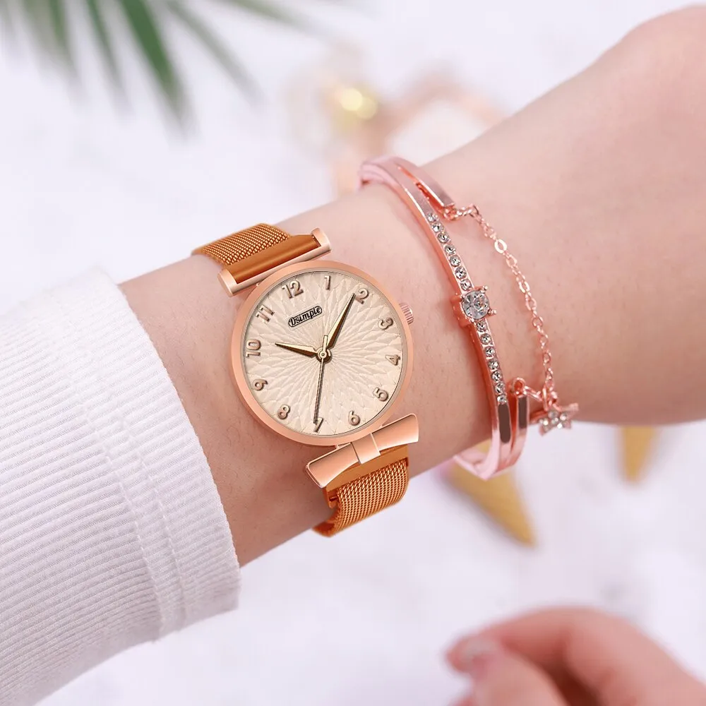Rose Gold Women's Bracelet Watches