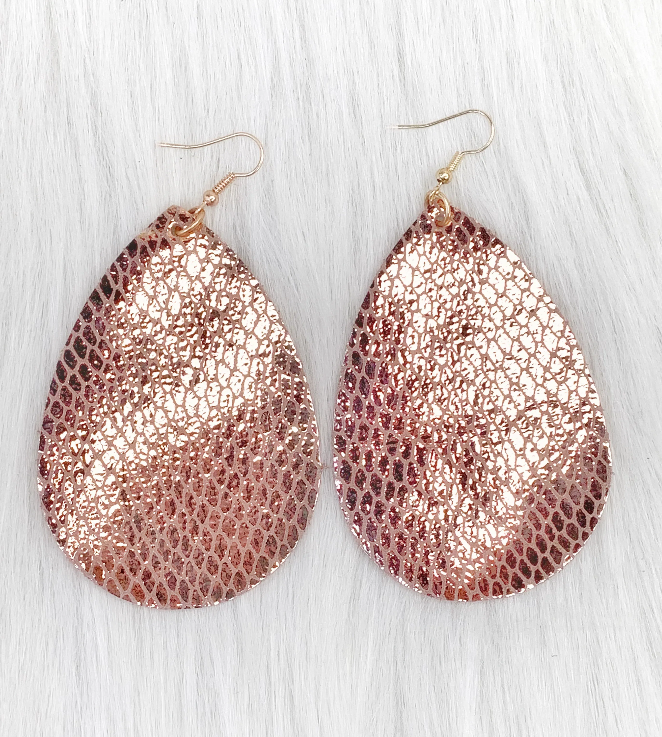 Rosey Snake Earrings