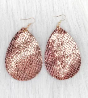 Rosey Snake Earrings