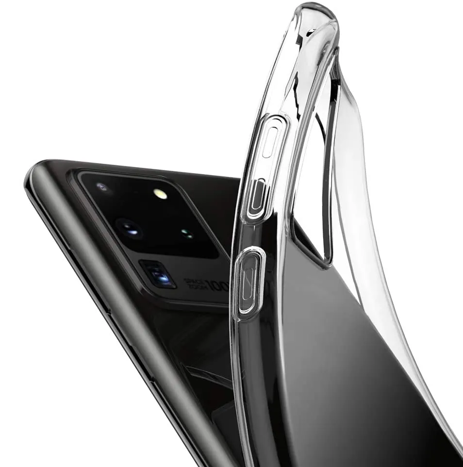 Samsung Galaxy S20 Ultra / S20 Ultra 5G Rubber Case Cover Ultra Thin 0.8 mm - Transparent