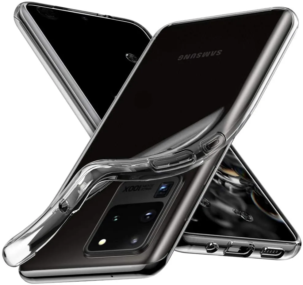 Samsung Galaxy S20 Ultra / S20 Ultra 5G Rubber Case Cover Ultra Thin 0.8 mm - Transparent
