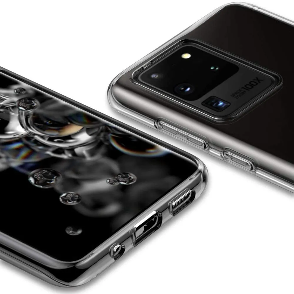 Samsung Galaxy S20 Ultra / S20 Ultra 5G Rubber Case Cover Ultra Thin 0.8 mm - Transparent