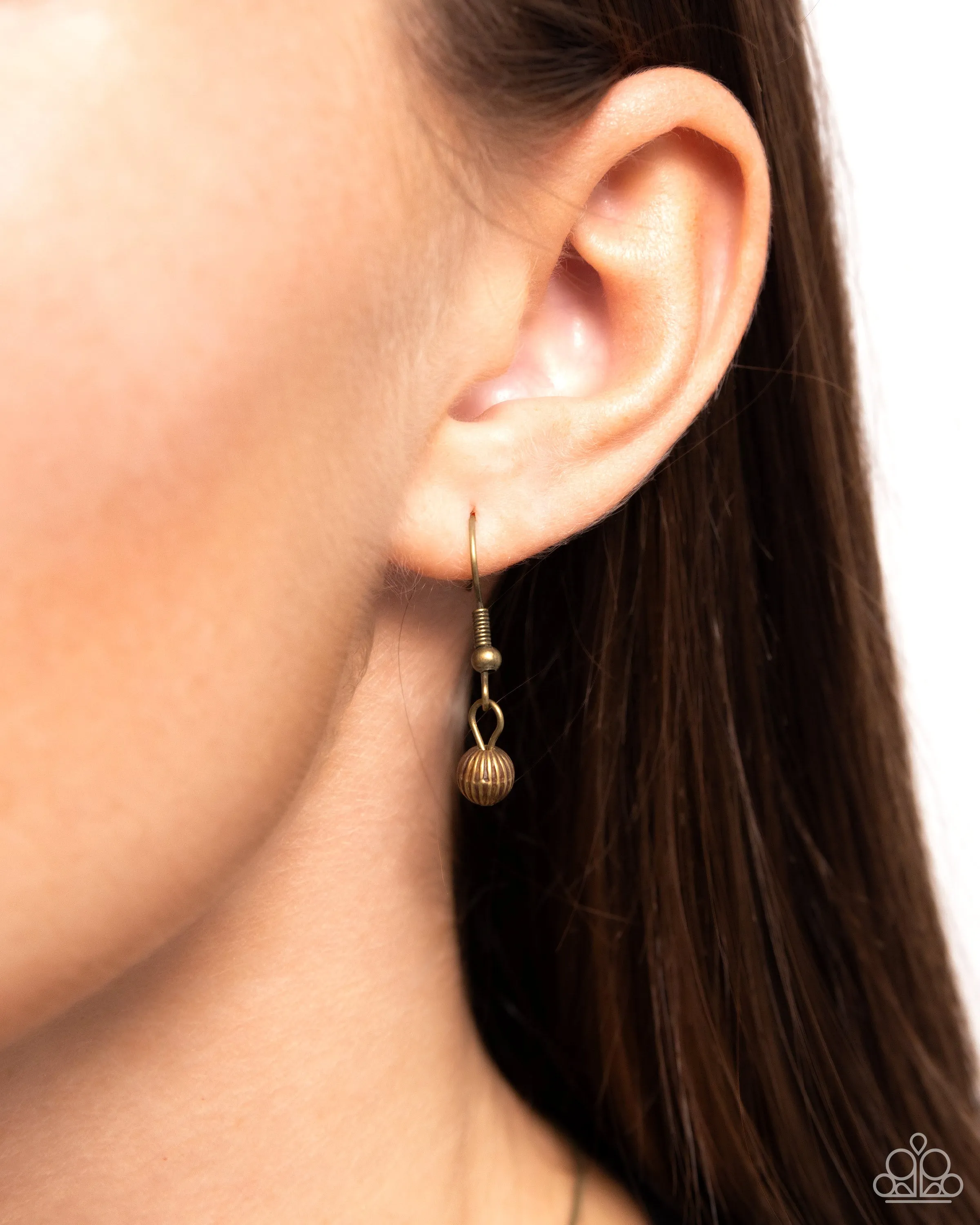 Seashell Simplicity - Brass Paparazzi Accessories