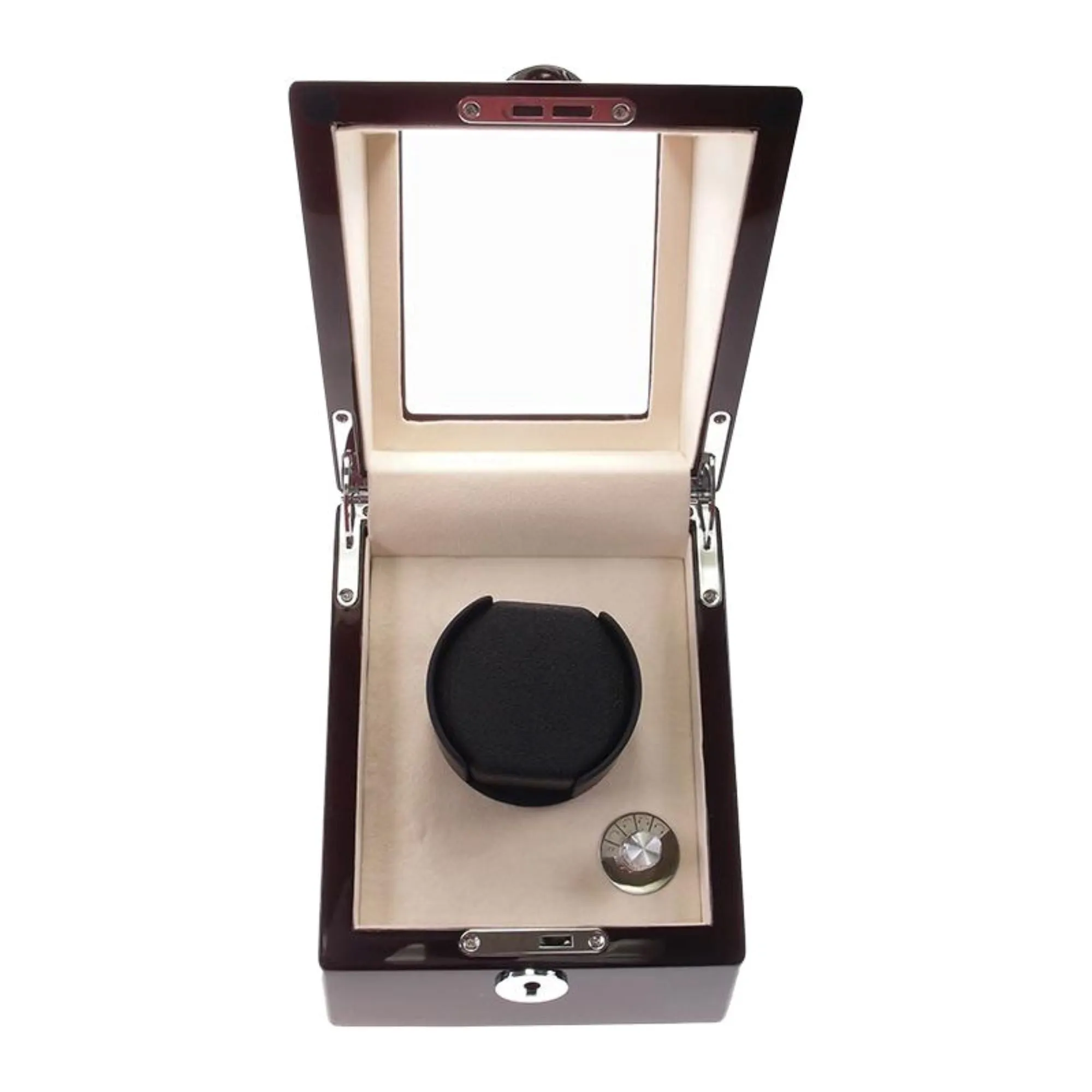 Seconds - Waratah Watch Winder Box for 1 Watch in Mahogany (O)