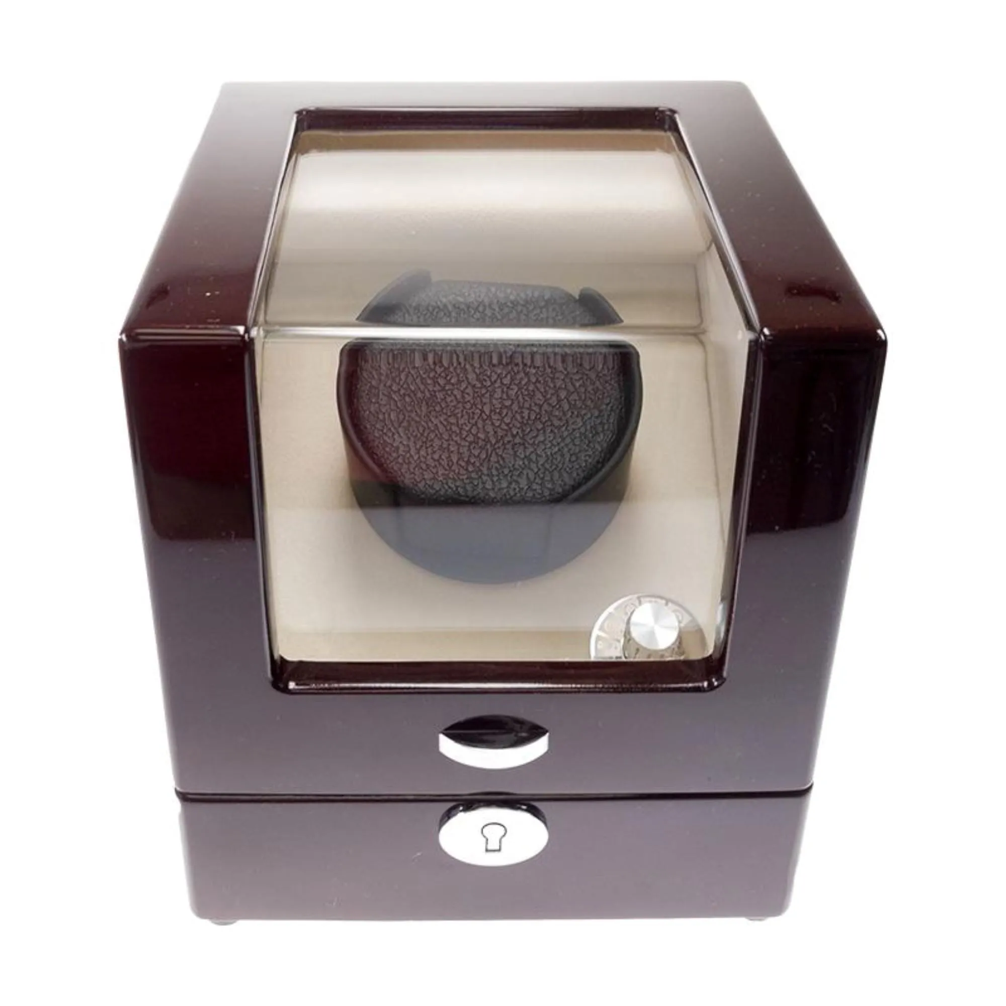Seconds - Waratah Watch Winder Box for 1 Watch in Mahogany (O)