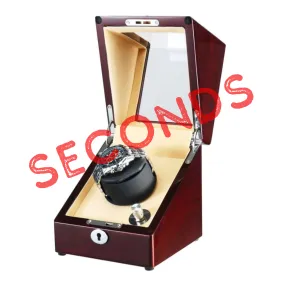 Seconds - Waratah Watch Winder Box for 1 Watch in Mahogany (O)
