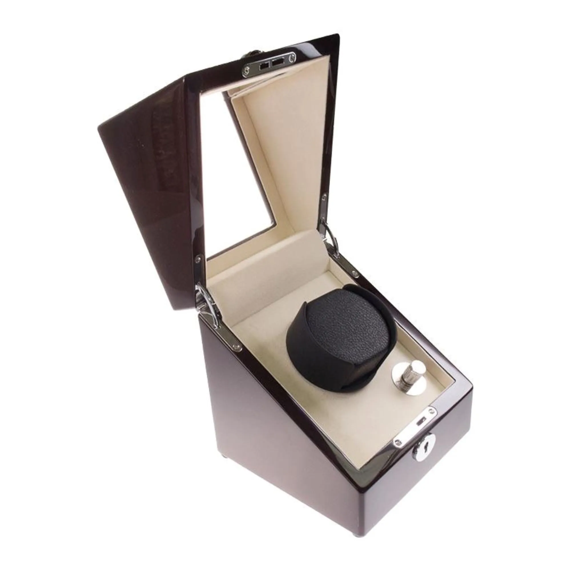 Seconds - Waratah Watch Winder Box for 1 Watch in Mahogany (O)