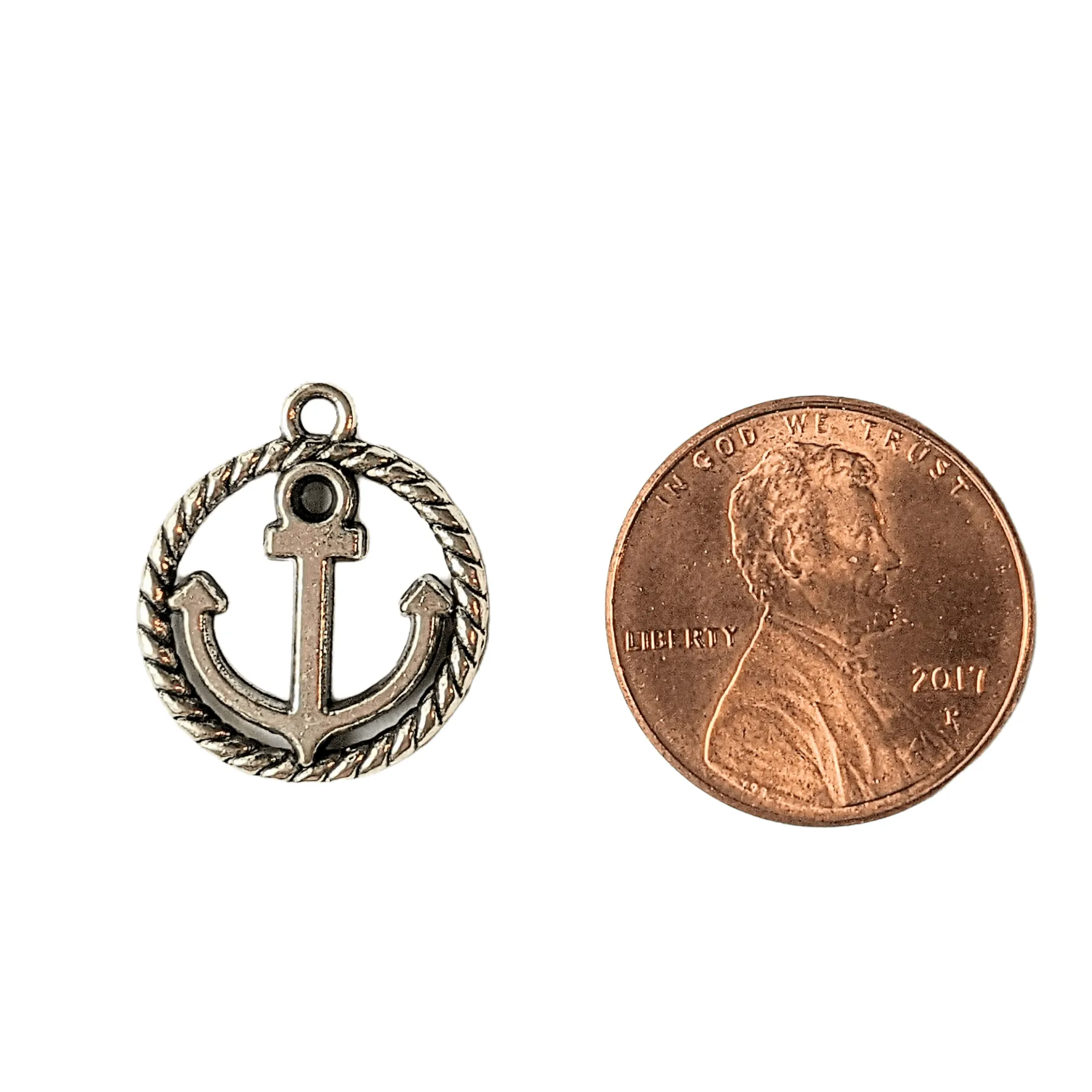 Silver Anchor Charm