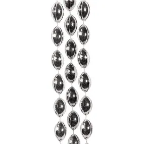 Silver Football Bead Necklaces