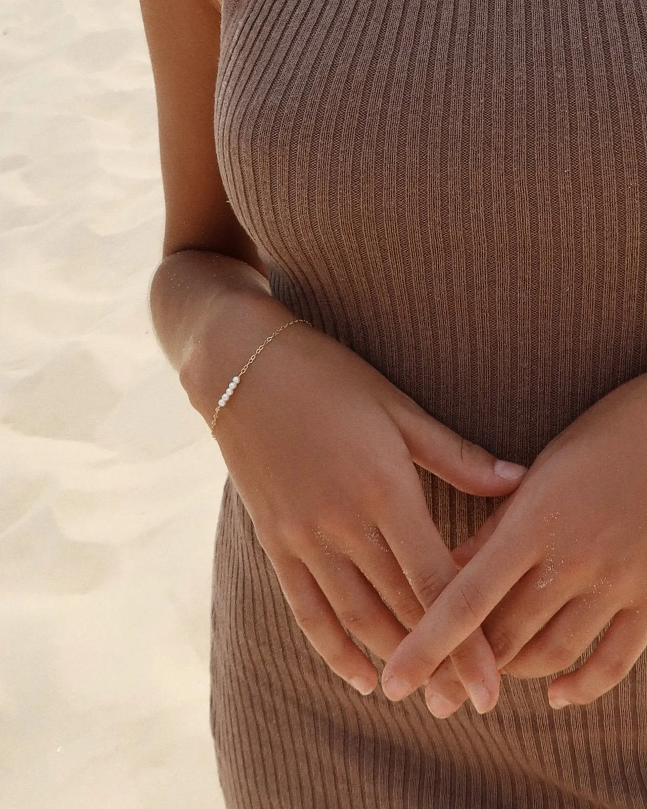 Small Freshwater Pearl Stack Bracelet